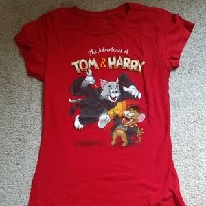Teefury Tom and Jerry Harry Potter mash-up